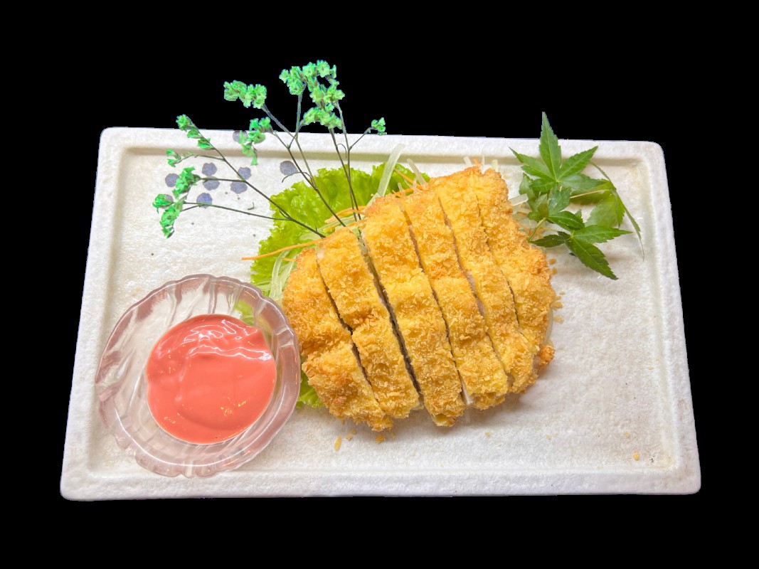 E08. Thịt lợn tẩm bột cà mỳ rán Tonkatsu